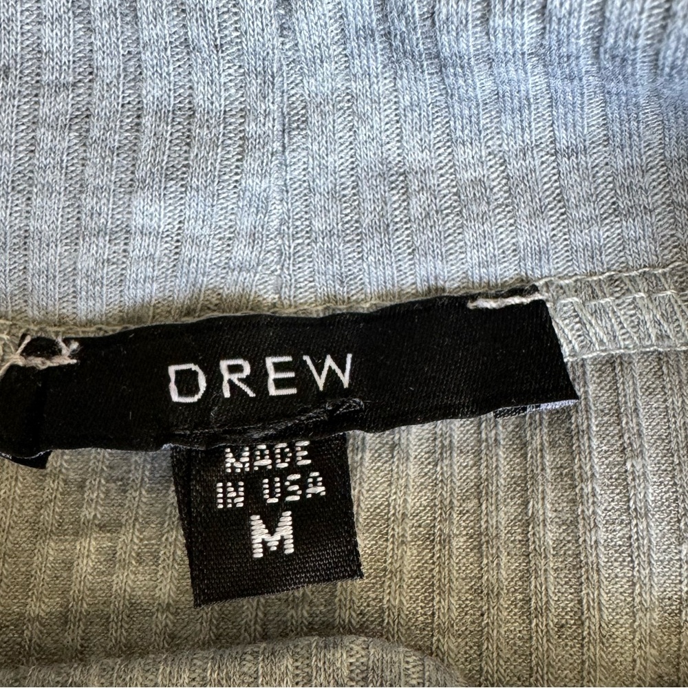 Soft Ribbed Grey Top by Drew - Picture 8 of 8